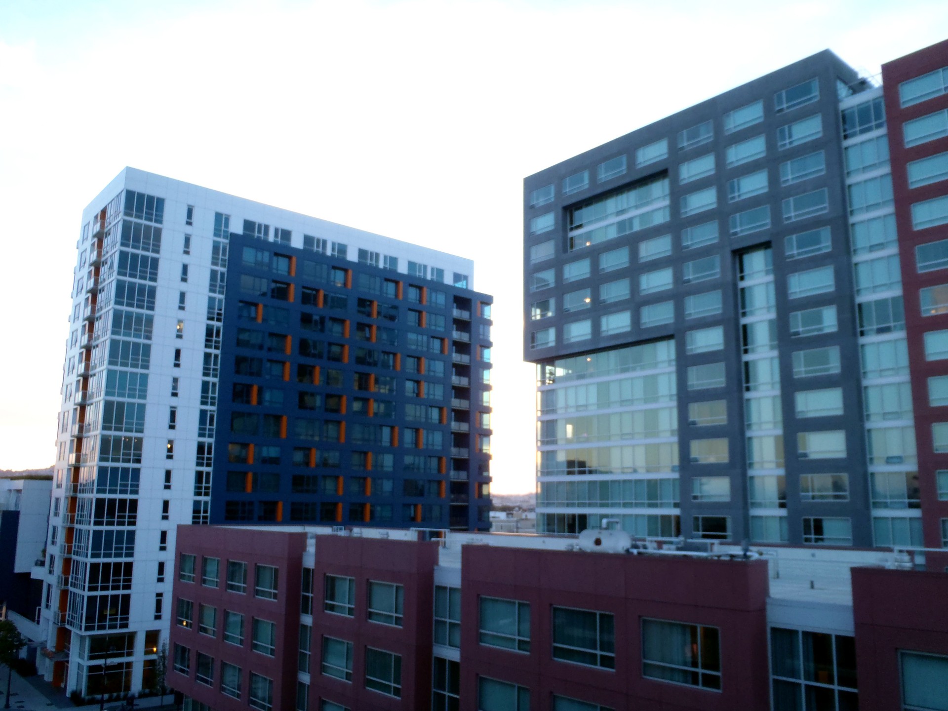 Modern Apartment Buildings in San Franciscos Mission Bay Neighborhood